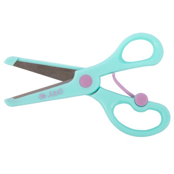 Ножницы универсальные детские 13.7 см, с усилителем, Лео LGSE-01