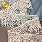 Кружево гипюр (плетёное) 80 мм, 0741 цв.молочный уп.13.71м, Kruzhevo