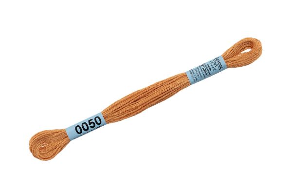 Мулине Gamma 100% хлопок, цв.0050 розово-бежевый, 24 мотка по 8 метров