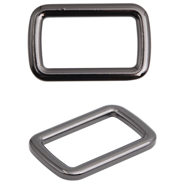 Рамка прямоугольная металл 30 мм /39х25 мм/ чер.никель, ГУ12749, 4 шт