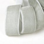 Лента бархатная (тесьма) 20.0 мм / 22.86±1 метров, арт.20VR88 нейлон цв.серый