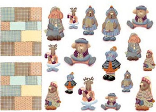 Бумага рисовая 35х50 см, Carta di Riso, 10 шт, 92055 Кантри стиль, To-Do