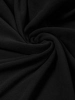 Флис 2-сторонний 190 г/м², 150 см / 2 метра, TBY-0059-322.2, цв.F322 черный