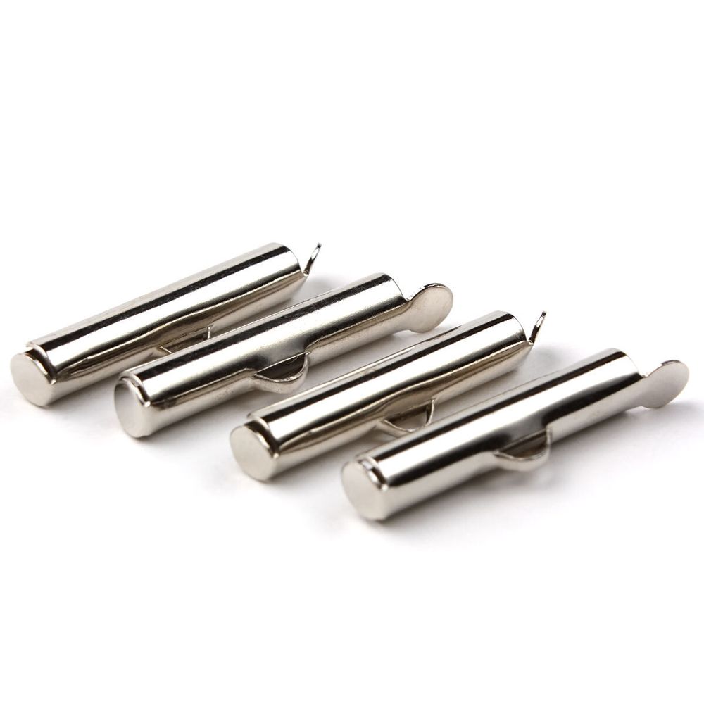 Концевик для бисерного полотна, 20 мм, 4 шт/упак, Astra&Craft (никель) 4AR2035