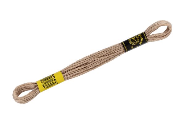 Мулине ПНК им.Кирова цв.6002 серо-бежевый, Россия, 24 мотка по 8 метров