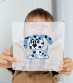 Набор для вышивания нитками Klart, Детские истории. Щенок, 11х12 см