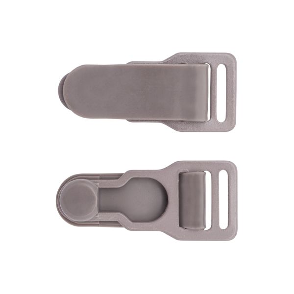 Зажим чулочный 12 мм, 4 шт, цв.1645 шиншилла, 27714