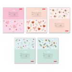 Тетрадь ученическая школьная, выборочные блёстки, A5+ 24 л. на скобе 65 г/м², белизна 100% 30 шт, линия, 000722 Мечтательность, Светоч 24ТЕТл-002