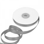 Лента репсовая (в рубчик) 12.0 мм / 22.8±1 метра, 012 серый, Magic4Hobby