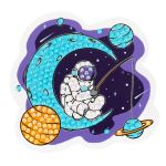 Алмазная (кристальная) мозаика Фрея ALVN-306, наклейки Космос, 8х8.5 см