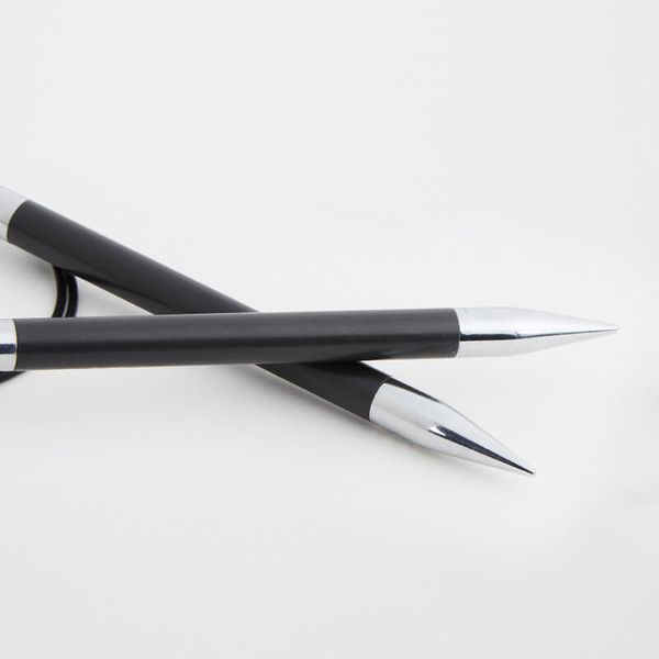 Спицы круговые Knit Pro Karbonz 4,5 мм / 40 см, карбон, черный, 41149