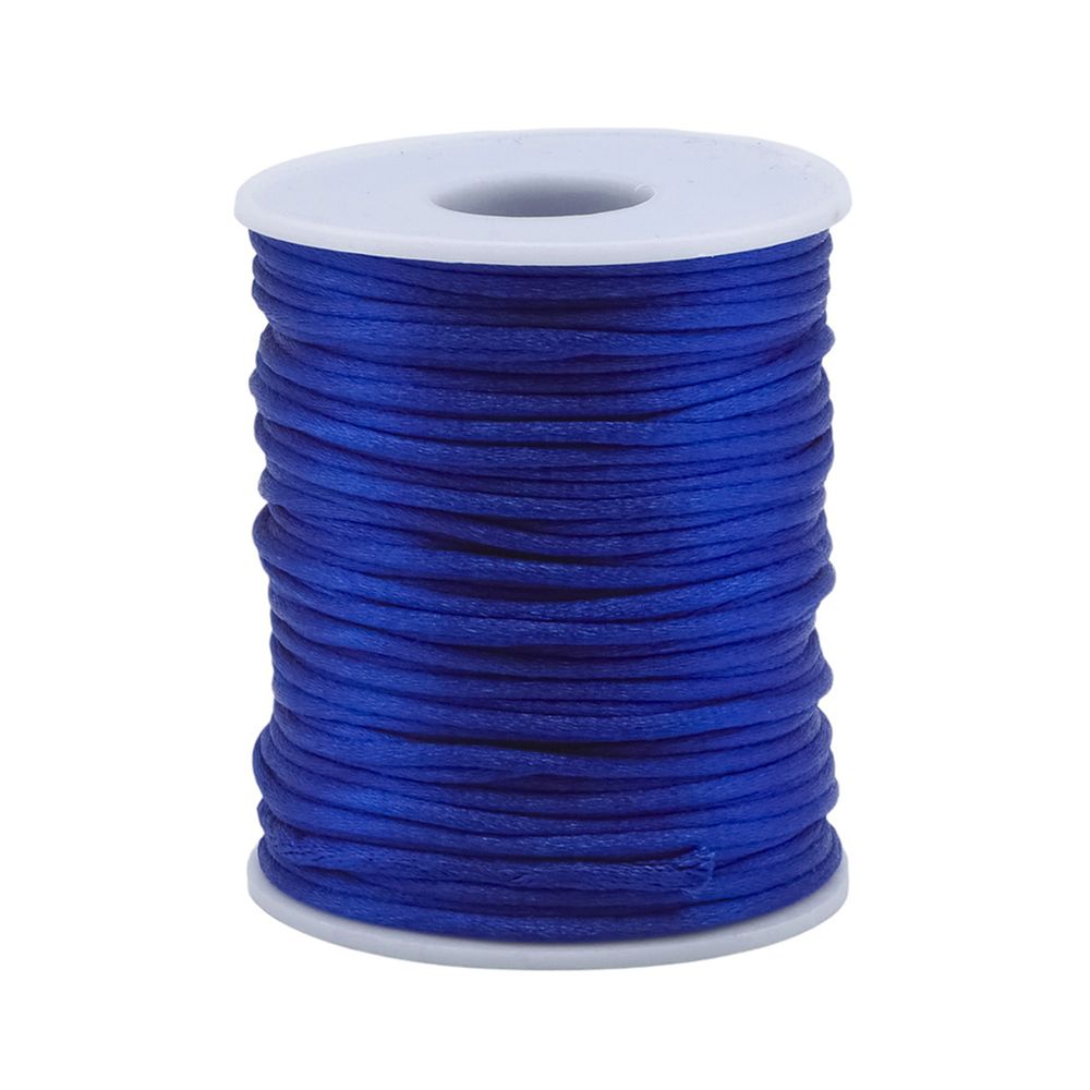 Шнур атласный корсетный ⌀2.0 мм / 45.7 метров, 21 василек