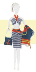 Одежда для кукол DressYourDoll, №2. Nancy Marine