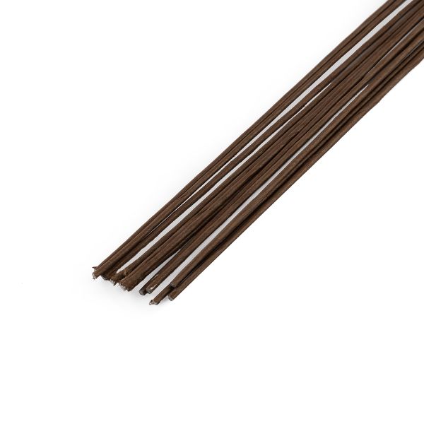 Проволока флористическая в оплетке ⌀1.6 мм, 5х12 шт, 40 см, 03 коричневый, Blumentag FIW-1.6