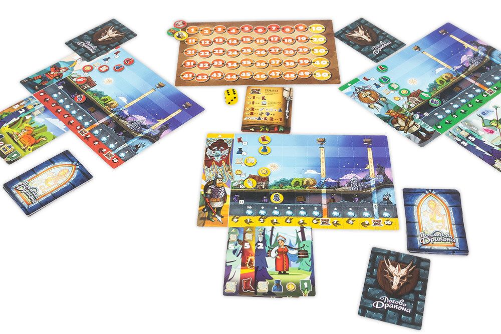 Игра настольная По следам дракона, Эврикус BG-12015