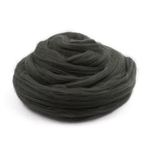 Шерсть для валяния полутонкая 100%, 100 г, 35 маренго