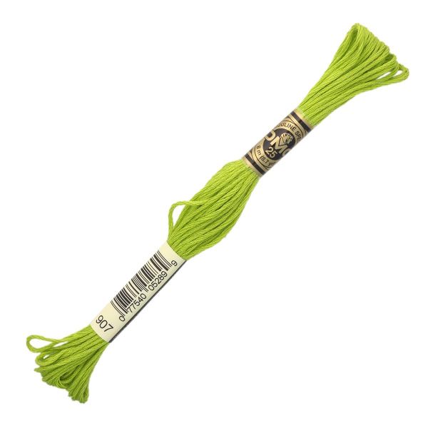 Мулине DMC 117 (907), 12 мотков по 8 метров