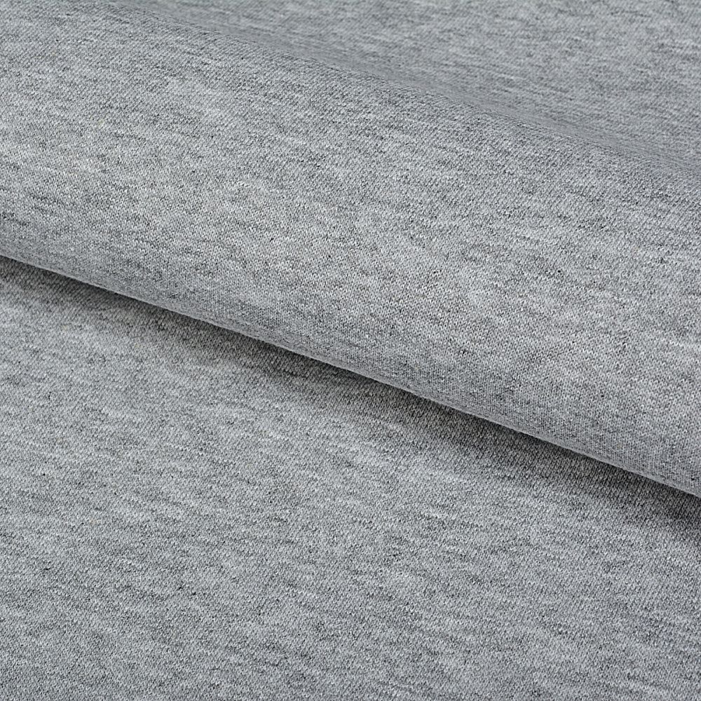 Футер 2-нитка начес 190 г/м², 100-100 см / 10 метров, ФУТ2Х.НАЧ.190.СЕР.МЕЛ.10