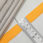 Лента репсовая (в рубчик) 20.0 мм, 042 оранжевый, уп.18,28 м