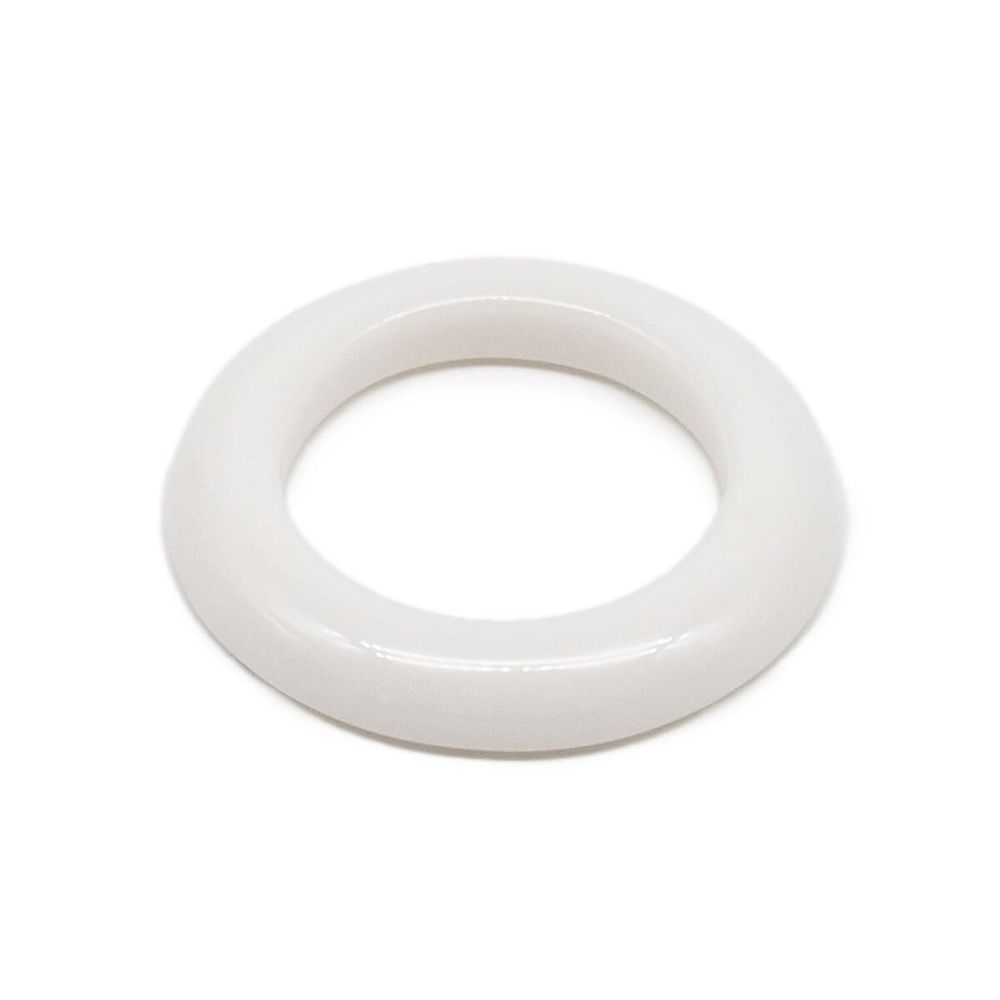 Кольцо пластик ⌀25/35 мм, белое, 20 шт