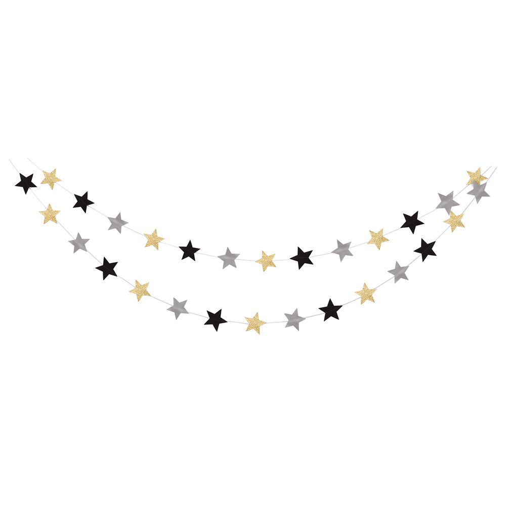 Гирлянда-растяжка 3 м, звезды, Boomzee GBZ-01