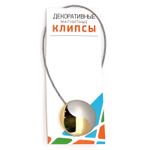 Подхваты шторные магнитные с рисунком ⌀45 мм, 1 шт, 02МЗ золото/мат. серебро, Gamma