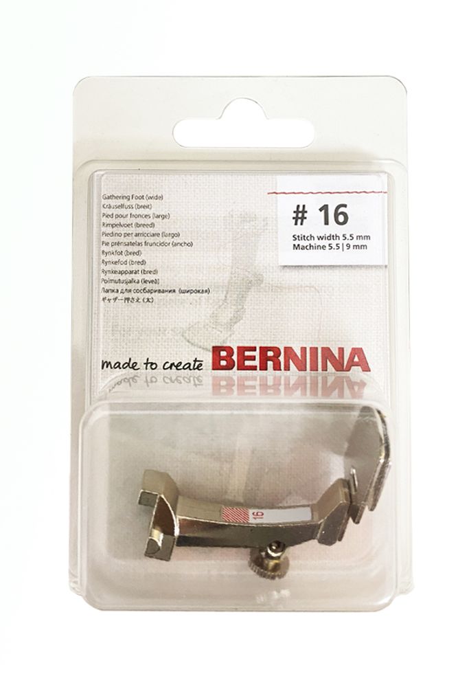 Лапка №16 для сборок широкая 9 мм Bernina, 008 879 73 00, Bernina, 1 шт