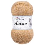 Пряжа Astra Premium (Астра Премиум) Ласка / уп.3 мот. по 100 г, 370 м, 370 горчично-желтый