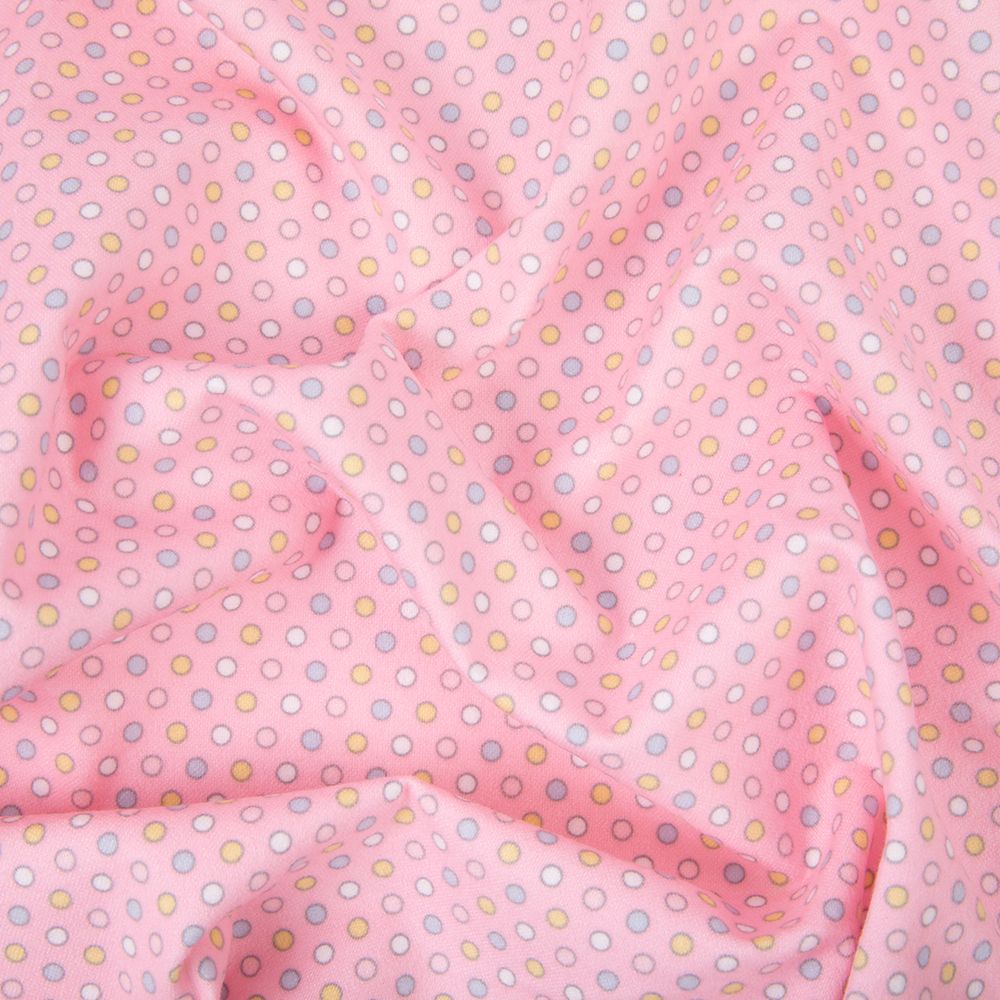 Ткань для пэчворка Peppy Молочные сны фланель, рулон 112 см / 5 метров, МС-08 розовый, Peppy