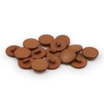 Пуговицы на ножке 32L (20мм) (Brown (коричневый)), 36 шт