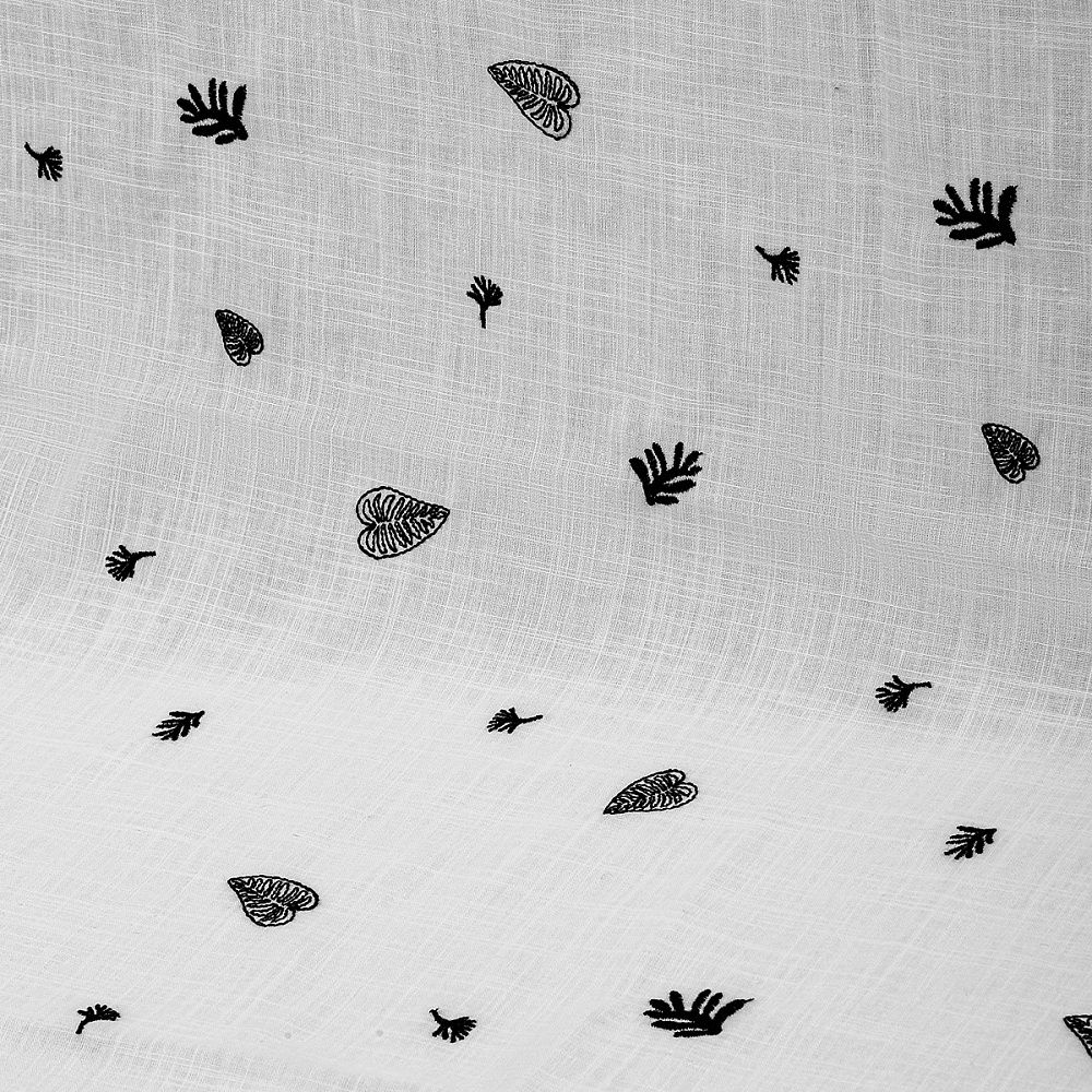 Ткань шитьё (прошва) 100 г/м², 150 см / 2 метра, TBY.Emb.A823.2.2, цв.02 белый