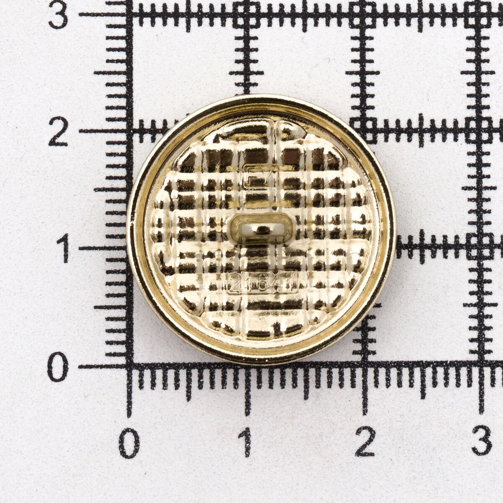 Пуговицы на ножке 36L=23 мм, металл, Gold (золотой), 10 шт, MP06