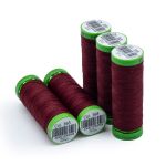 Нитки для тонких тканей Gutermann Extra Fine 150, 200м, 368 бордо, 5 катушек