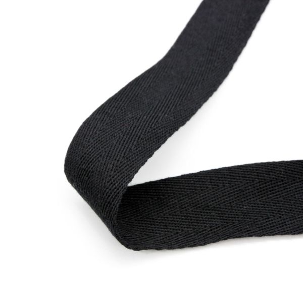 Тесьма (лента) киперная (100 х/б) 30 мм / 50 метров, черная