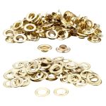 Люверсы металл ⌀13.0 мм (внутр.), h7 мм (внутр.), №28, металл, New Star, золото, уп≈100 шт