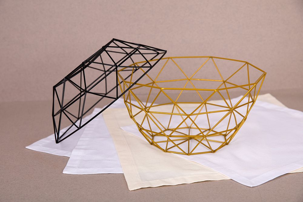 Фруктовница 27х8 см, №01 черная, Stilerra home PFH-028