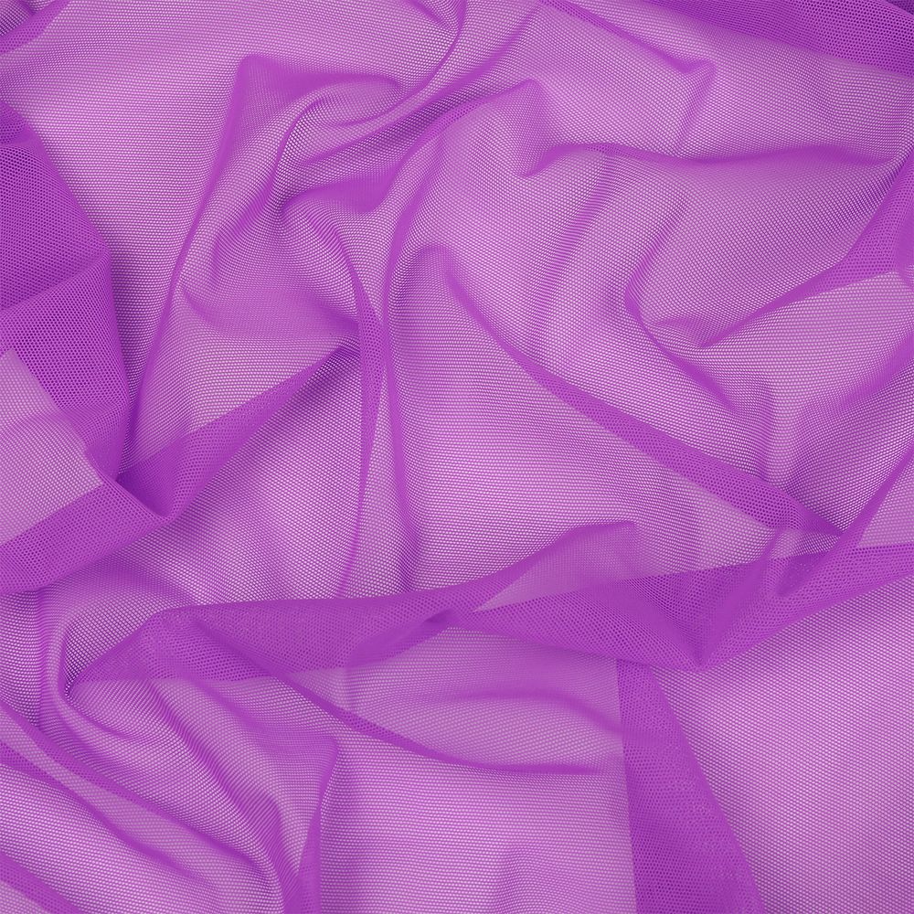 Сетка бельевая эластичная 80 г/м², шир.160 см / 3 метра, фиолетовый неон /068.violet.3/