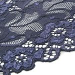 Кружево бельевое эластичное 150 мм / 13.72 м, цв. C147 т.синий