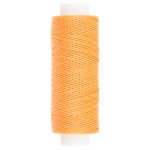 Нитки для кожи вощёные кручёные (полиэстер) 0.45 мм, 40 м, 015 т. желтый, LC-005, Промысел