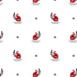 Ткань для пэчворка Peppy Мезенские узоры, отрез 50х50 см, 135 г/м², МУ-19 белый, Peppy