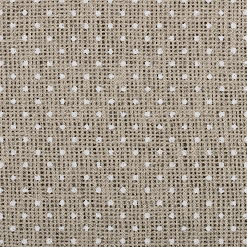 Канва Zweigart Belfast 32 ct, 140 см, 50 метров, 5379 бежевый в горошек