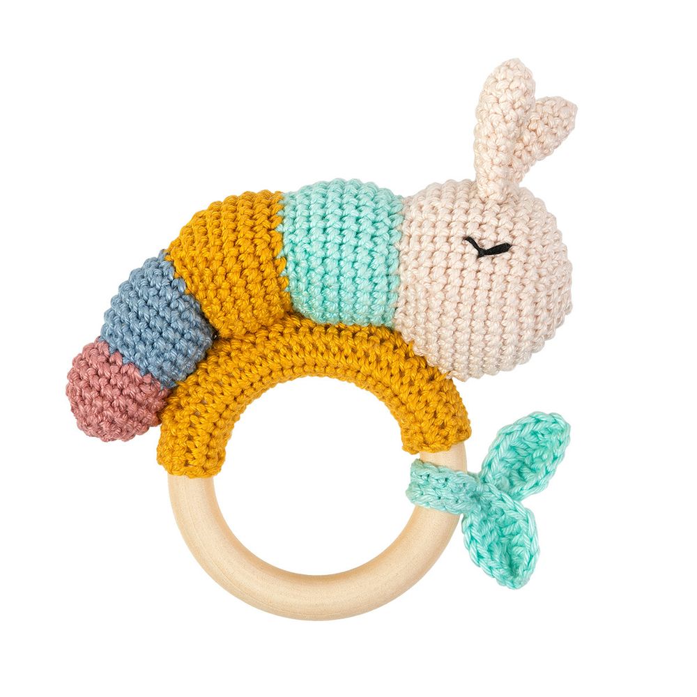 Набор для вязания игрушки Miadolla, Погремушка Гусеница, AMG-0113