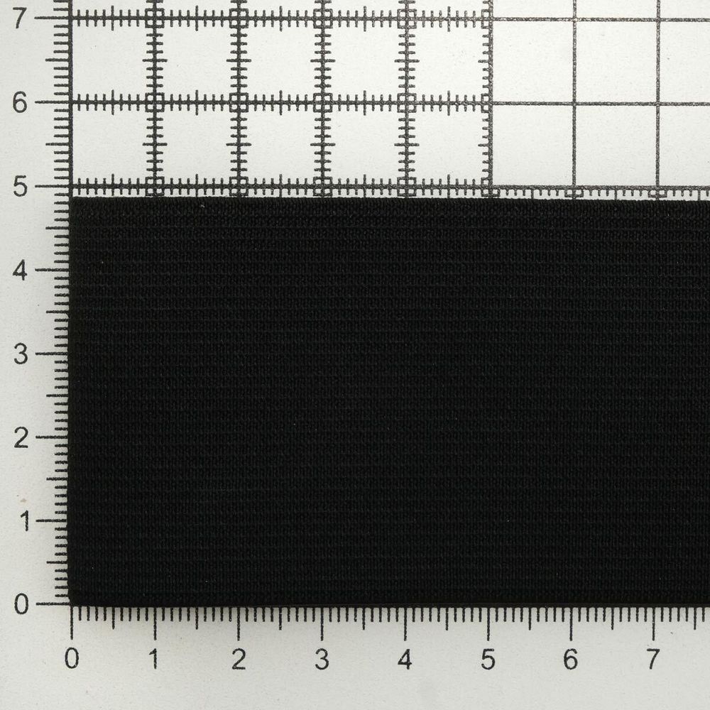 Резинка тканая 50.0 мм / 20 метров, черный