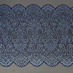 Кружево бельевое эластичное 240 мм / 25 м, TY.40992, цв.голубой, Kruzhevo