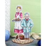 Набор для вышивания нитками МП Студия, на пластиковой канве Врачи 19х12см
