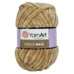 Пряжа YarnArt (ЯрнАрт) Dolce Maxi / уп.2 мот. по 200 г, 70м, 747 св-коричневый