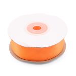 Лента атласная 1-сторонняя 25.0 мм / 22.86±1 метров, 037 яр.оранжевый, Globus