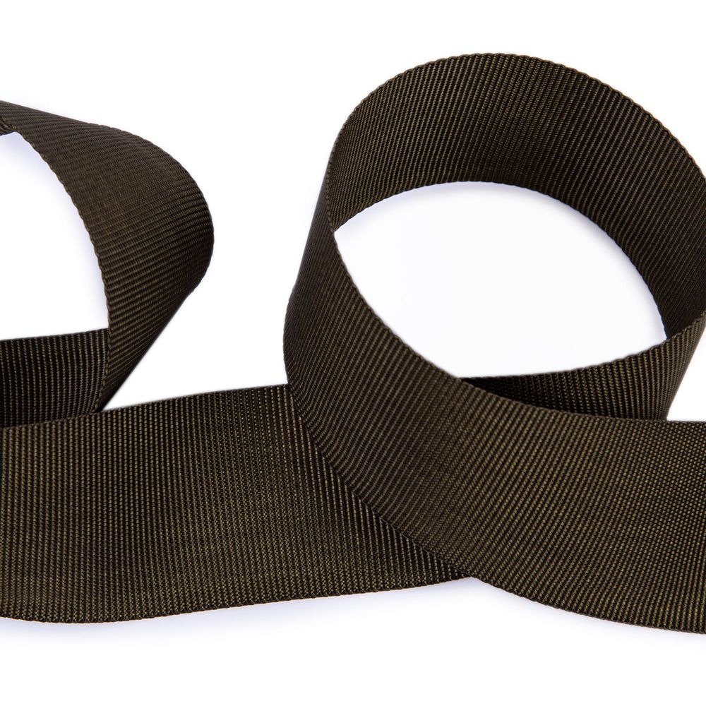 Стропа (ременная лента) 50 мм / 30 метров, толщ. 0.85 мм, [32.39 г/пог.м], 100% п/а, 113 оливковый, Gamma 9с767