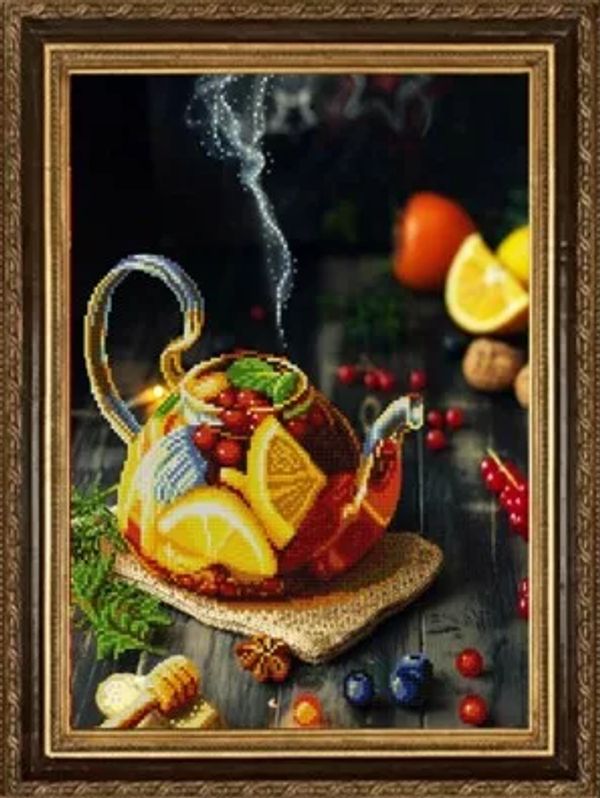 Рисунок для вышивания на ткани (Бисер) Конек арт. 1403 Ароматное утро 29х39 см