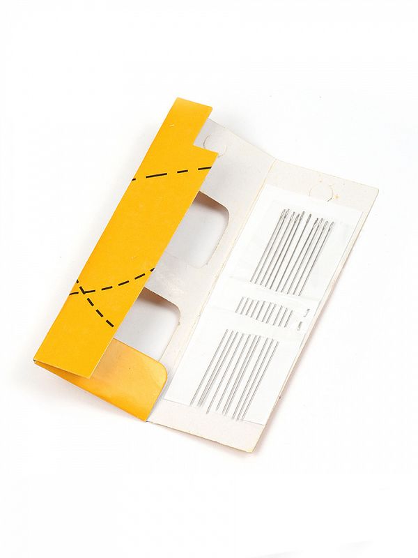 Иглы ручные для вышивания бисером 0,45х80 мм, уп.10 игл (0340-0291)